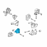 OEM 2016 Scion iM Front Mount Bracket Diagram - 12311-37170