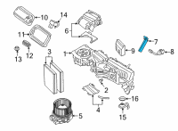 OEM BMW M5 Temperature.Sensor Heat Exch. F. Heating System Diagram - 64-11-9-350-980
