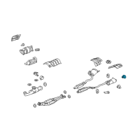 OEM 2010 Acura RL Finisher, Driver Side Exhaust Pipe (C00) Diagram - 18320-SJA-315