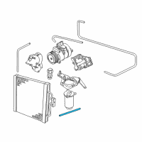 OEM BMW 528i Condenser-Dryer Pressure Hose Assy Diagram - 64-53-8-367-976