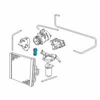 OEM BMW Valve Insert, Suction Line Diagram - 64-50-9-177-579