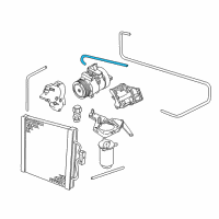 OEM 2000 BMW M5 Suction Pipe Evaporator-Compressor Diagram - 64-53-8-378-146