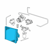 OEM BMW Z8 Condenser Diagram - 64-53-8-378-438