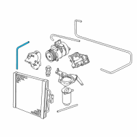 OEM BMW M5 Pressure Hose, Compressor-Condenser Diagram - 64-53-8-386-357