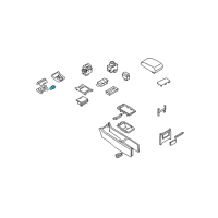 OEM 2004 Infiniti FX35 Cigarette Lighter Complete Diagram - 25331-AG001