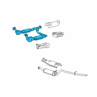 OEM 2003 Lincoln Navigator Converter Diagram - 4L7Z-5E212-AA