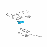 OEM 2004 Lincoln Navigator Exhaust Shield Diagram - 2L1Z-5G221-AA