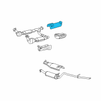 OEM 2004 Lincoln Navigator Exhaust Shield Diagram - 6L1Z-5290-AB