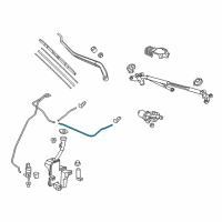 OEM 2021 Honda Passport Tube (820MM) Diagram - 76868-TG7-A01