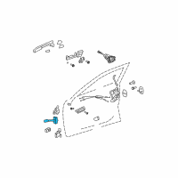 OEM 2011 Lexus ES350 Check Assy, Front Door Diagram - 68610-33081