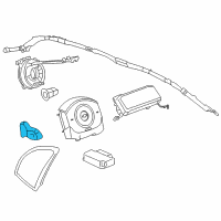 OEM 2005 Pontiac G6 Side Sensor Diagram - 10366472