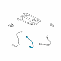 OEM Pontiac Vibe Upper Oxygen Sensor Diagram - 19184901