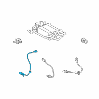 OEM 2010 Pontiac Vibe Sensor, Crankshaft Position Diagram - 19185434