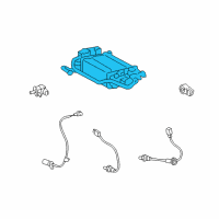 OEM 2006 Pontiac Vibe Vapor Canister Diagram - 88973481