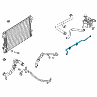 OEM 2015 Ford Explorer Overflow Hose Diagram - BB5Z-8276-C