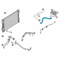 OEM Ford Police Interceptor Utility Reservoir Hose Diagram - DB5Z-8C289-C