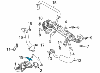 OEM 2022 Kia Carnival Gasket-EGR Pipe Diagram - 284913N000