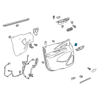 OEM 2019 Chevrolet Cruze Lock Switch Diagram - 13423093