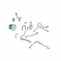 OEM 2006 Acura TL Pump, Power Steering (Reman) Diagram - 06561-RDA-505RM