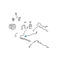 OEM Acura TL Hose, Oil Cooler Diagram - 53732-SDB-A01