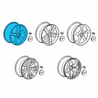 OEM 2015 Chevrolet Corvette Wheel Diagram - 20986441