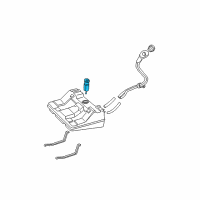 OEM 1999 Buick Regal Fuel Tank Fuel Pump Module Kit Diagram - 19331288