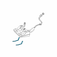 OEM Buick Century Strap Asm-Fuel Tank Diagram - 10293849