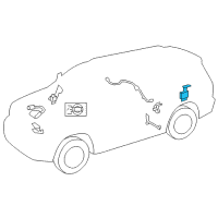 OEM Toyota Sequoia Control Module Diagram - 89293-34031