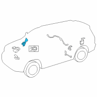 OEM 2021 Toyota Sequoia Sensor Diagram - 89190-34050