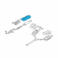 OEM 2009 Hyundai Azera Protector-Heat Center Diagram - 28792-3L000