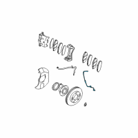 OEM 2008 Kia Sorento Sensor-Abs Front Wheel Diagram - 956713E310