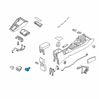 OEM Kia Accessory Socket Assembly Diagram - 95120H8000
