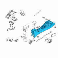 OEM 2021 Kia Rio Console-Floor Diagram - 84611H9100WK