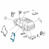 OEM 2014 Toyota Land Cruiser Warning Switch Diagram - 89746-60030