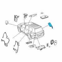 OEM 2011 Toyota Land Cruiser Receiver Diagram - 89740-60023