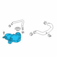 OEM 2016 Chevrolet Spark Reservoir Diagram - 94511521