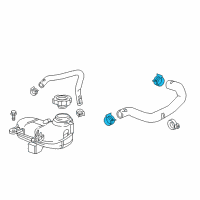 OEM 2016 Chevrolet Spark Hose Assembly Clamp Diagram - 94530071