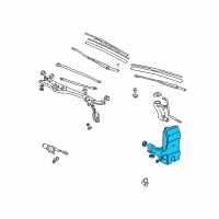 OEM 1999 Acura RL Tank Diagram - 76841-SZ3-A01