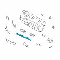 OEM 2009 BMW Z4 ARMREST, LEATHER RIGHT Diagram - 51-41-7-239-488
