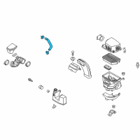 OEM Hyundai Hose Assembly-Breather Diagram - 26710-2G030