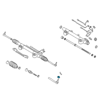 OEM 2012 Nissan 370Z Nut Diagram - 48634-JA00A