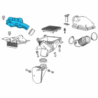 OEM 2015 Acura MDX Tube A, Air In. Diagram - 17243-5J6-A00