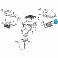 OEM 2010 Honda Accord Clamp, Air Flow (95) Diagram - 17316-R70-A03