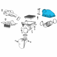 OEM 2020 Acura MDX COVER, AIR CLEANER Diagram - 17211-5WS-A00