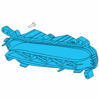 OEM 2021 Lincoln Aviator Fog Lamp Assembly Diagram - LC5Z-15201-A