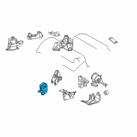 OEM 2006 Toyota RAV4 Front Mount Diagram - 12361-31160