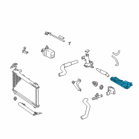 OEM 2002 Toyota Solara Housing Diagram - 16323-20010