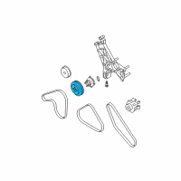 OEM 2004 Kia Sorento Pulley-Idler Diagram - 2528639800