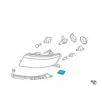 OEM Lincoln Ballast Diagram - 6H6Z-13C170-A