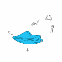 OEM 2001 Infiniti I30 Lamp Unit-Fog Diagram - 26159-3Y300